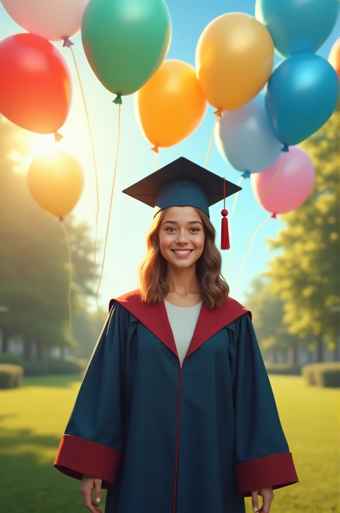 Graduated with Balloons