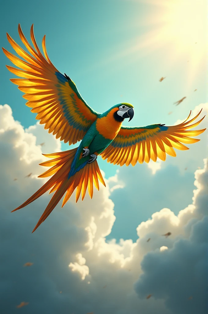 Flying parrot