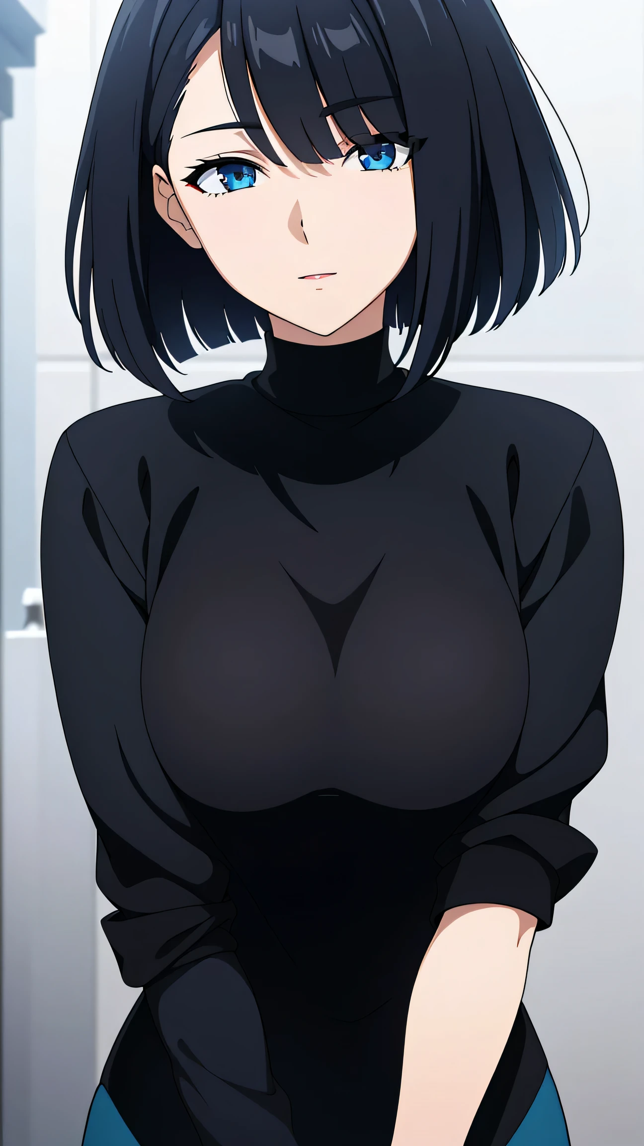 best quality, amazing quality, very aesthetic, absurdres, 1girl, kirigaya suguha, sword art online, nipple,perfect face, 4k, extremely detailed anime illustration,, enhanced details,cowboy shot,perfect anatomy, light rays,smooth skin, feminine expression, (photo background), cristal clear eyes, beautiful face,