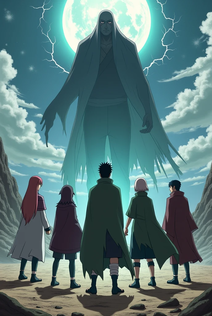 
Wiki Naruto

Advertisement
Wiki Naruto
Naruto Shippūden - Episode 323: O tryst dos five Kage
Editar
O_tryst_dos_five_Kage
(The Five Kage assemble...!!, Gokage Shūketsu...!!)
Information
Episode
323 of Naruto: Shippūden
Arc
Fourth Shinobi World War: Climax
Adaptations
Chapter
Chapter 561
Chapter 562
Chapter 563
Navigation
← Previous, with the help of the remaining shinobi Fourth Division. Enquanto isso, Tsunade and A decide to go to the location of Madara revived through Mabui's Celestial Transfer Technique, a technique that only transports objects, since transporting living beings would tear them to pieces as part of the displacement process — which shouldn't be a problem for A, who would have inherited the exceptional physique of his father. however, Tsunade decides to gamble the attempt using the release of her Yin Seal.

Shikaku telepathically communicates with Genma to ask him, Raidou and Iwashi to perform the Flying Raijin Technique, to transport Mei to Madara's location immediately after Choujuurou defeats Black Zetsu with a single blow. Os Kage restantes chegam e os five Kage se reúnem no campo de batalha se e preparam para lutar contra Madara Uchiha.

Tsunade begins to heal Gaara and Oonoki while A and Mei occupy Madara. Dodai, along with the Hokage Guard Unit, pursue Mū who is being controlled by Kabuto at the moment. Madara attacks with Yasaka no Magatama, but the attack is defended by the union of Gaara's Sand Shield and with Oonoki's Stone Golem that protect everyone. While Gaara keeps Madara busy, Oonoki joins the Kage and develops a new strategy. Employing Mei's Mist Hiding Technique to obscure Madara's field of vision, Oonoki bears the weight of A, increasing his speed. 