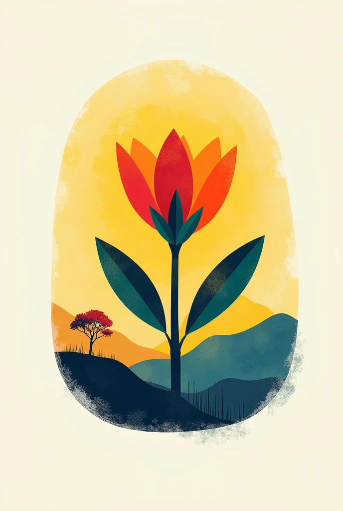Something representative of Colombia that is very simple