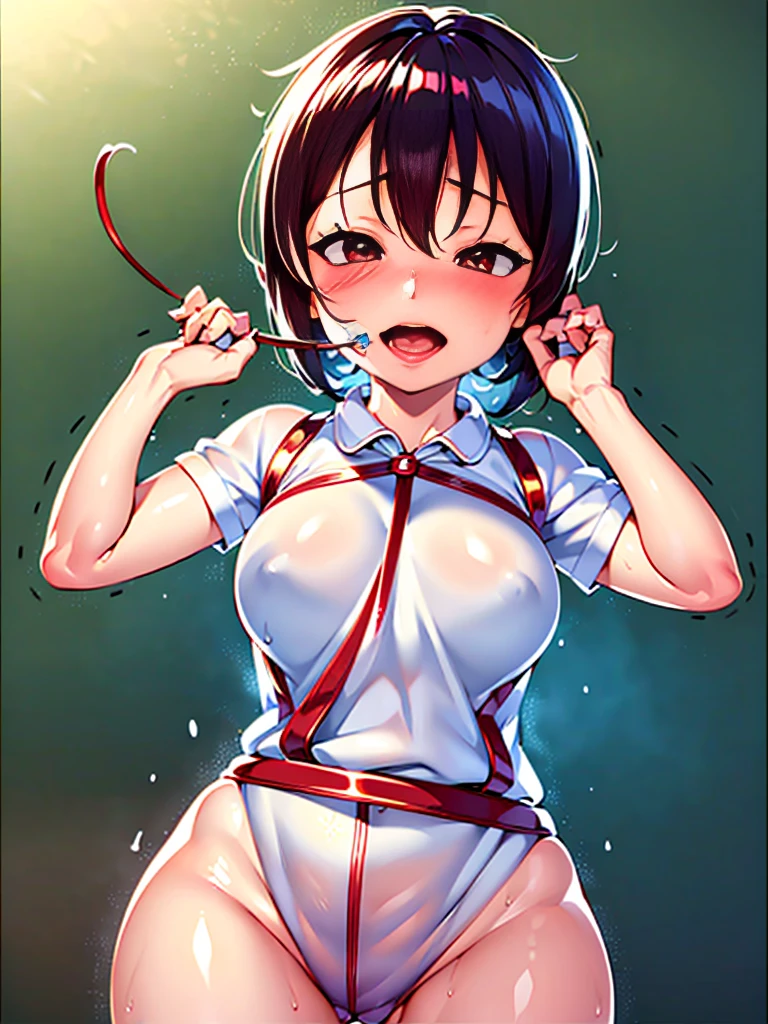 ultra realistic 8k cg, HDR, beautiful detailed glow,film Reflection, epic,(upper body:1.5),(1girl,独奏:1.5), ((rich, prestige)), perfect artwork, masterpiece,milf,
picture-perfect face,perfect face, beautiful face, ((perfect female body)),at a health spa,
studio_pork, gym uniform,buruma,,(((Sexy see-through lingerie for women,Shiny bodysuit,Smooth and silky clothing,Trimmed combination,Lace Stockings,Erotic leash,pajamas))),(((Ecstasy and orgasm))),(((Magical girl)))
