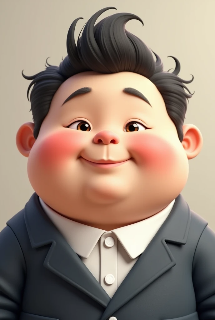 formal chubby , cowlick , standard ear , Standard Nose