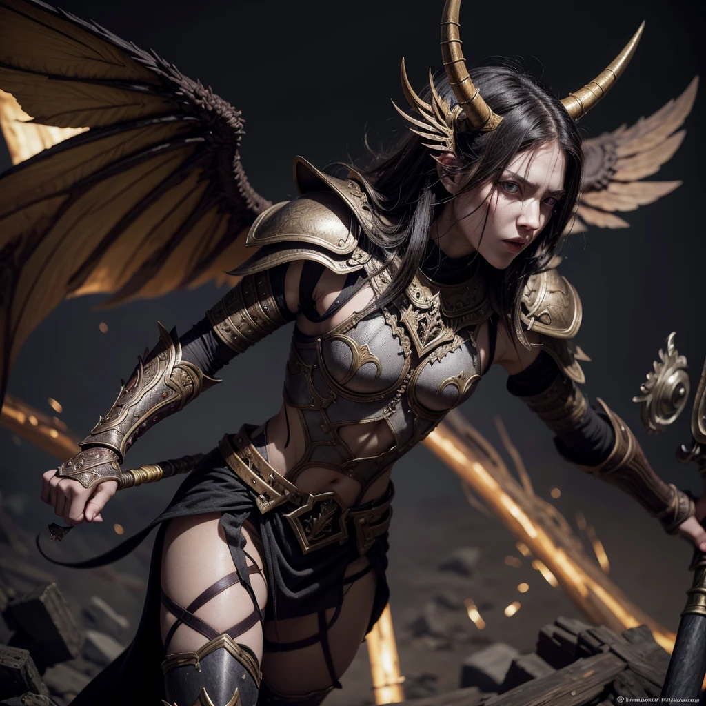 Demon
Name: Fleuzhor the Great
Apperance: Youth
Armor: Taken From Enemies
Class: Royalty
Eye Color: Brown
Scars: Diseased
Skin Color: Gray
Specialty: Animals
Style: Rageful
Weapon: Random Objects
Wings: Grande