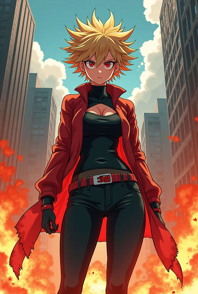 Screenshot of My Hero Academia Bakugou Katsuki female version