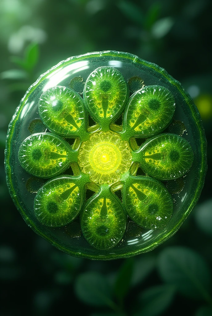 Internal part of the plant known as Chloroplast