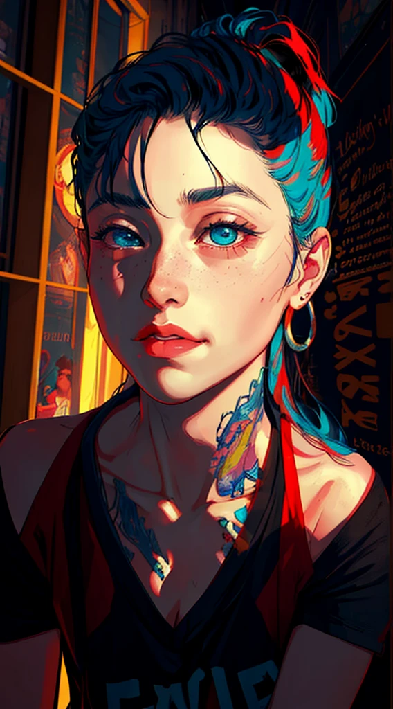 styled: (work of art:1.2), (best qualityer), (Actual image), (details Intricate), (vivid_colors) ; break
Composition: 1 girl, Woman standing, leaning_Move forward ; break
Appearance: (mellow_Woman:1.2), (Reiner:1.2), adjusting, Cao Cao, 苗条, Scrawny, skinny, mic_hip, (big fit ass_boobies:1.1), (flabbiness_breastsout:1.2), (heavy_breastsout:1.2), profund_cerulean_eyeballs ; break
Hair: 小柄_Crespo_body hair, maroon_body hair ; break
Clothing: (vintage_don:1.2) ; break
Accessories: ring_earrings ; break
Behavior: cozily, smiling ; break
Makeup: rot_lips ; break
Location: [(inside the palace of dreams, powerful works of art all around):2:(colorfully_Start, floor_forma, offwhite_fund, Simpler_fund, Void_fund)] ; break
Loras: ; break