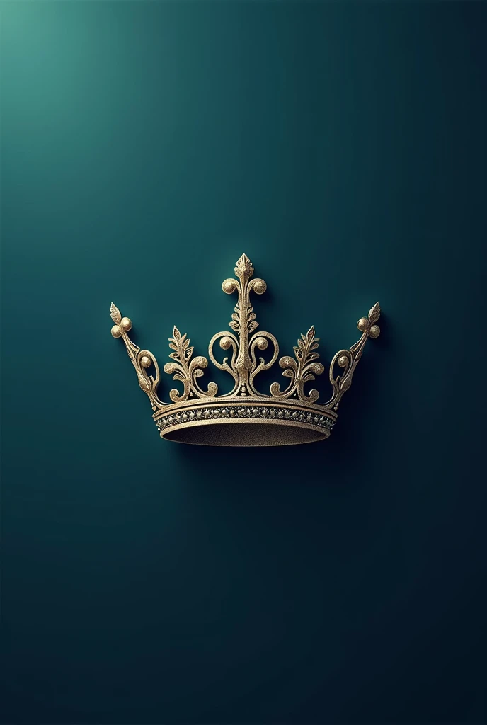 Create a logo image with the name Lenny fashion featuring a princess crown in a cool color palette.