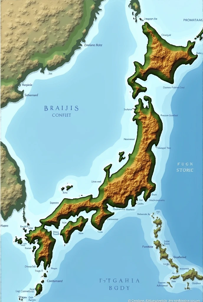 map showing brazil, Indonesia, Japan and Canada