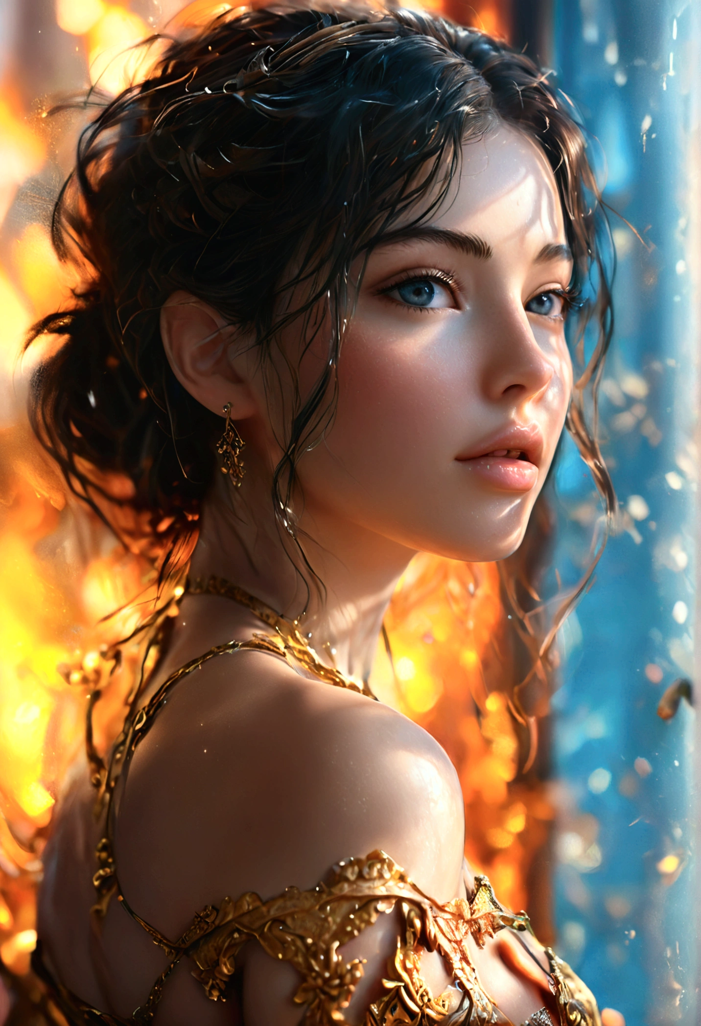 Beautiful female body, amazing background, perfect composition, beautiful detailed intricate insanely detailed octane render trending on artstation, 8 k artistic photography, photorealistic concept art, soft natural volumetric cinematic perfect light, award - winning photograph, masterpiece, oil on canvas, Leonardo,