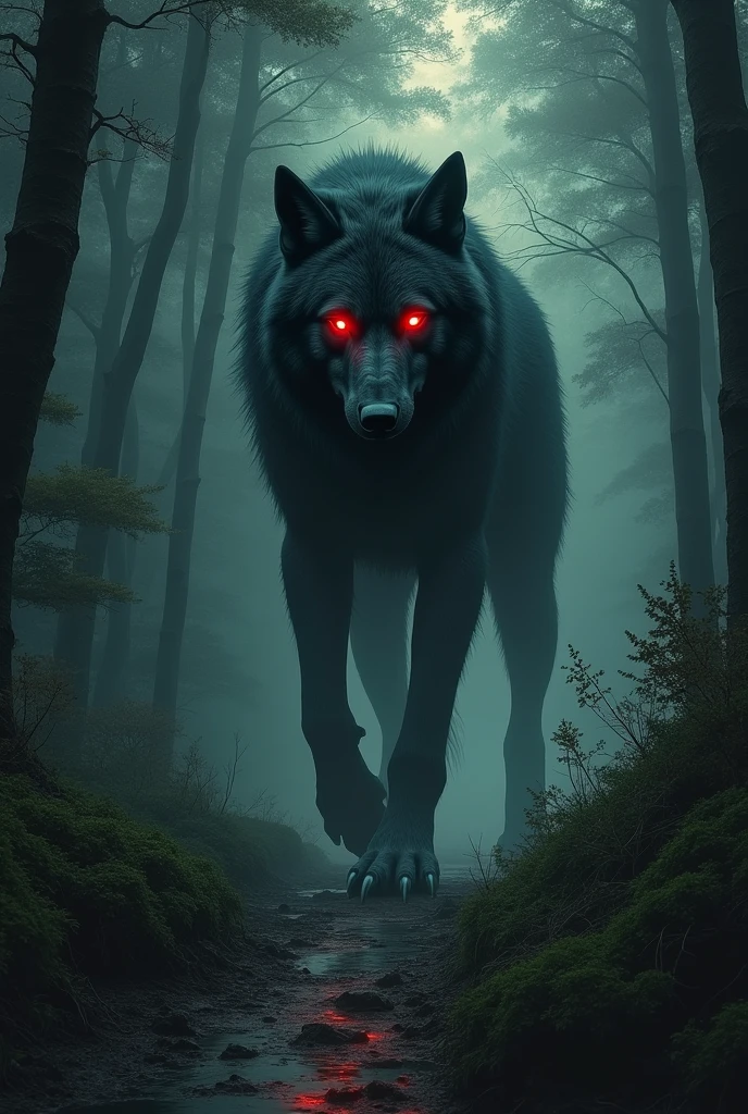 In that region, They say the werewolf still prowls on full moon nights, and that the howls, sometimes heard in the distance, are a warning to no one to challenge the supernatural. Joaquim never saw the creature again., but he never forgot the red gaze that stared at him that night, leaving a mark of fear and respect for the unknown.