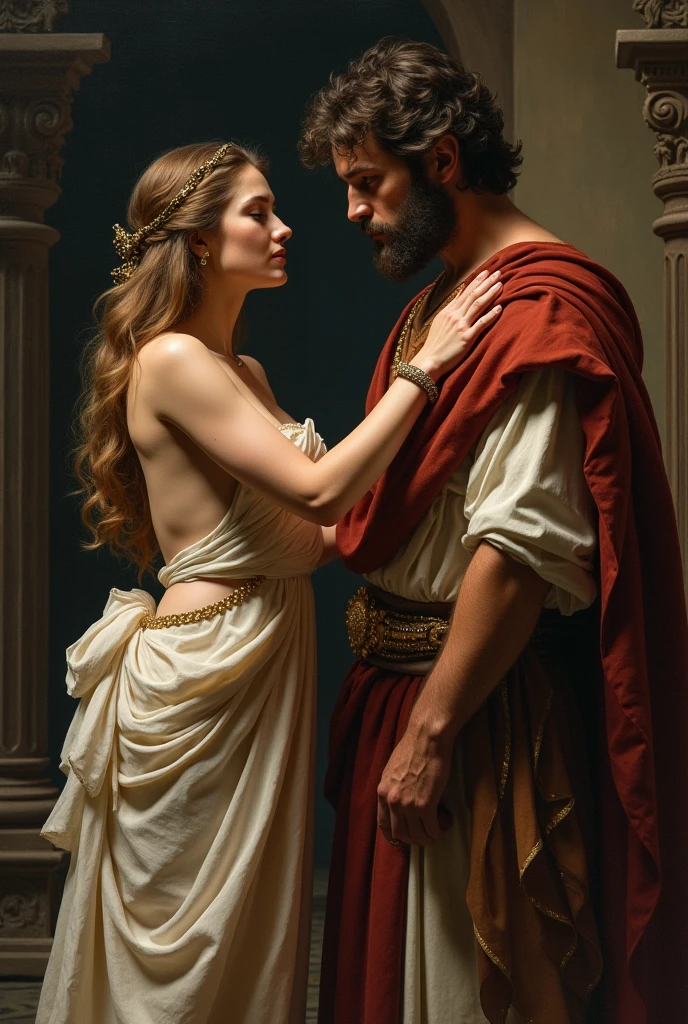 Bathsheba presented herself to David