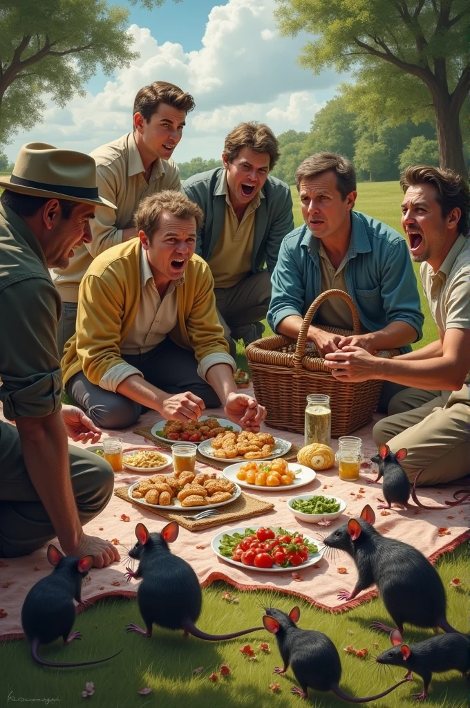 bad picnic with rats