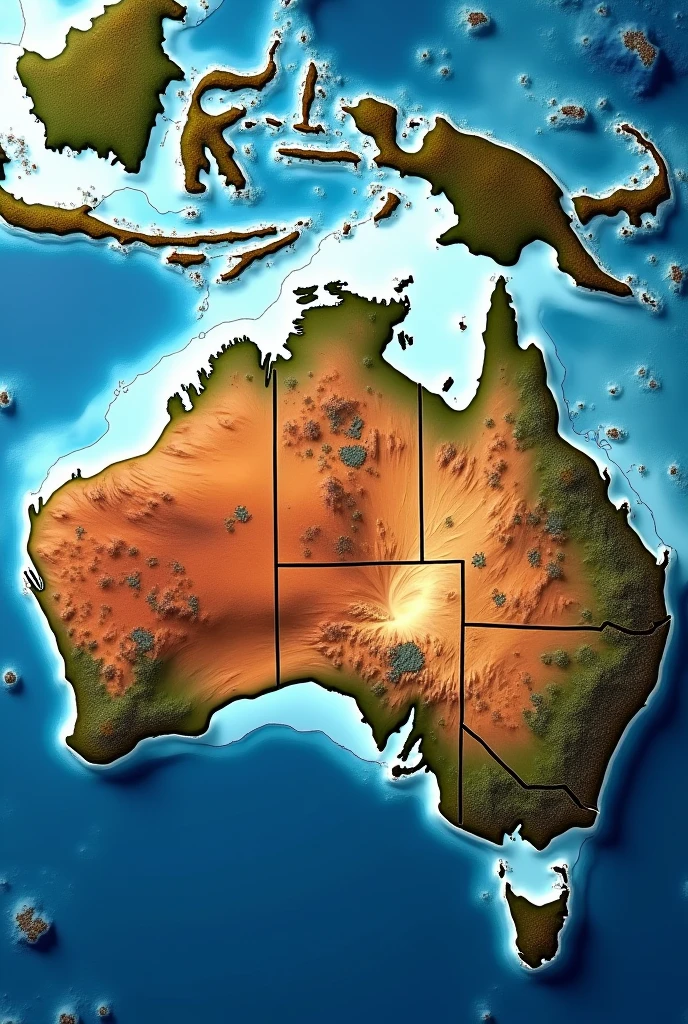 Map of Australia 