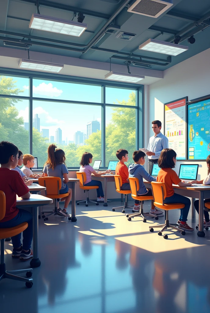 A 21st-century classroom