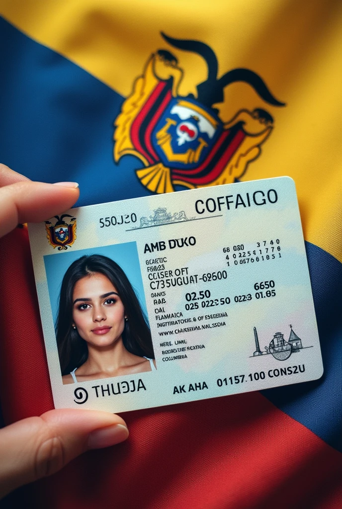 Colombian identity card