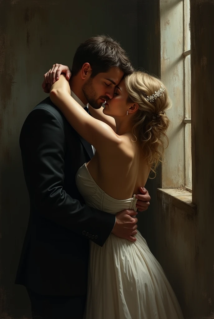 make me an image alluding to the commandment "you shall not covet your neighbor's wife" considering these words, love, desire, passion, envy, treason