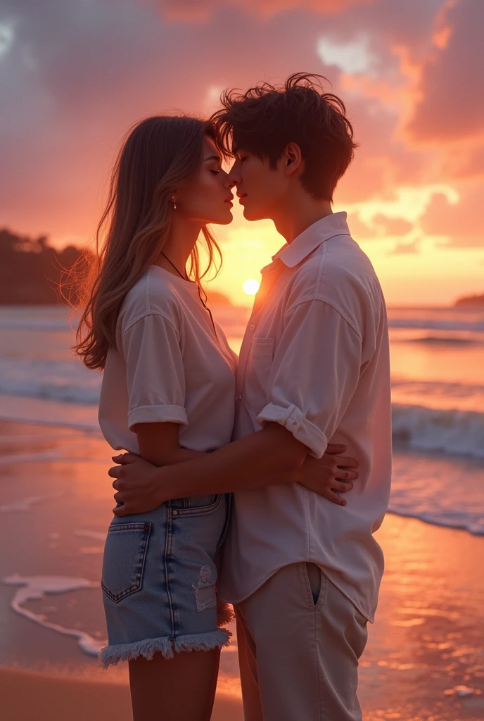 Taehyung e jungkook do bts, kissing, at beach