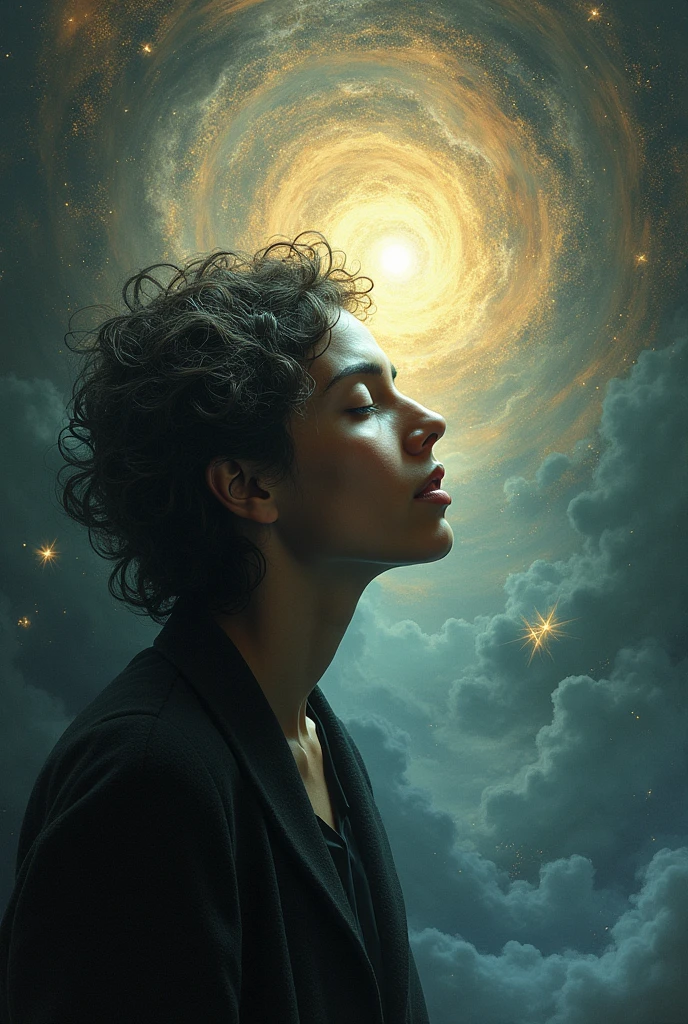 I want an image that relates to psychology, that has an esoteric theme, with astral travel and that says in the title behavioral and organizational therapist Rene Blanco