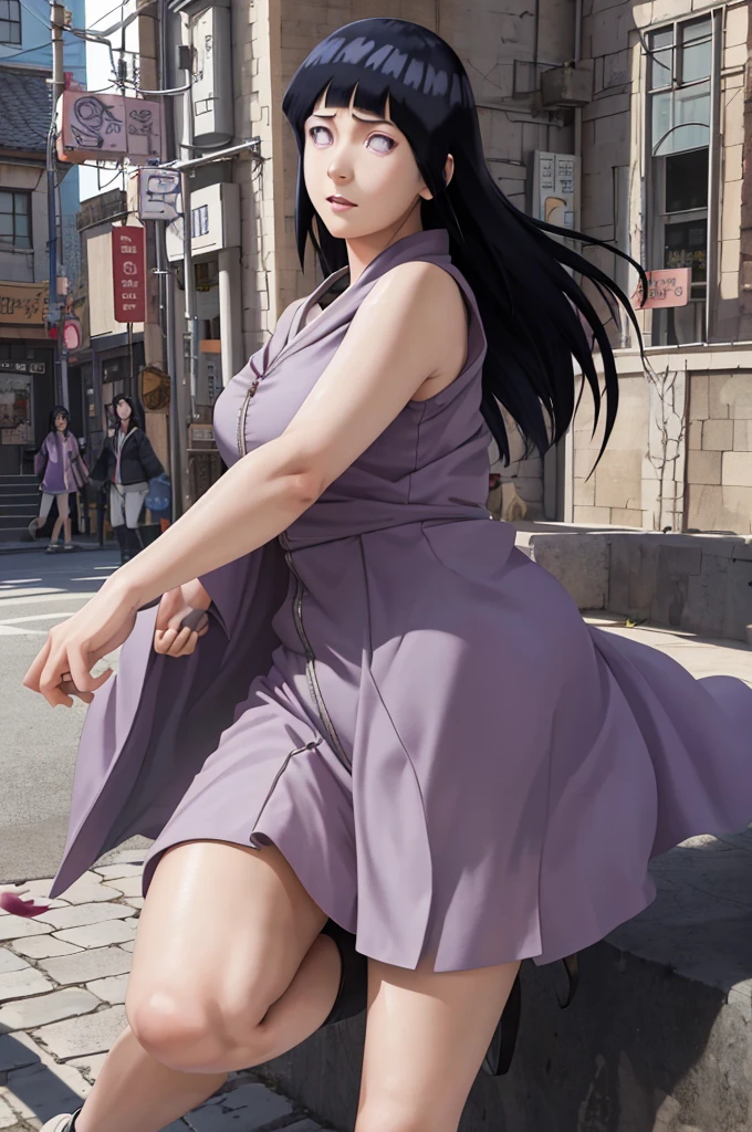 masterpiece, absurdres, hinata\(boruto\), 1girl, solo,mature female, tight tshirt, high waist short skirt, looking at viewer, (falling petals), perfect composition, detailed lips, big breast, beautiful face, body propotion, blush, (pink lips), long hair,  purple eyes,  soft gaze,  super realistic, detailed, photoshoot, realistic face and body, Hinata hyuga, hinata hyuga without clothing, anime, anime girl undress, naruto, no dress, realistic,without clothing, light and shadow effects, intricate, highly detailed, digital painting, art station, concept art, smooth, sharp focus, illustration, advanced digital anime art, atmospheric lighting, detailed face, hinata dress less, cloHinata hyuga,anime, naruto, no dress, realistic girl, beautiful anime girl, full body, hinata naruto anime, without clothing, ninja anime girl, body showed, hot style, fantasy anime girl, 4k, 3d, light and shadow effects, intricate, highly detailed, digital painting, art station, concept art, smooth, sharp focus, illustration, advanced digital anime art, atmospheric lighting, detailed face, hinata undress full body ,anime full body view.