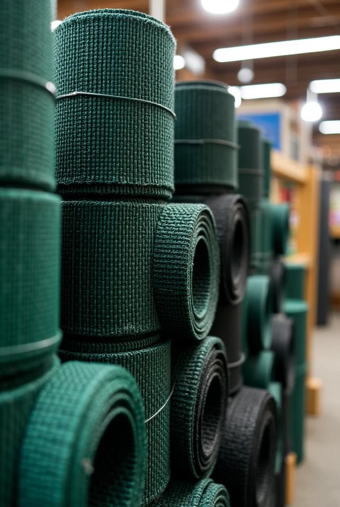 Fence fabric rolls