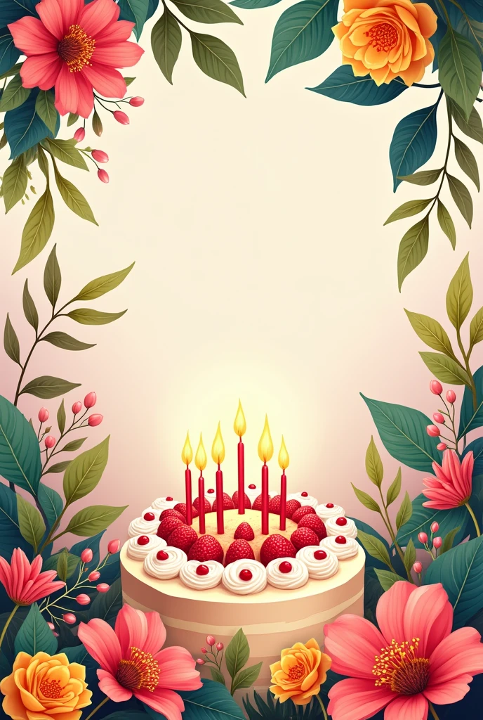 My friend name is Archu. She has a birthday on 17.08.2024.Birthday card for her. The card is complete with flowers and leaves and wishes.The birthday card has " Wish you a happy birthday    2024.08.17 Archu" and a nice birthday cake