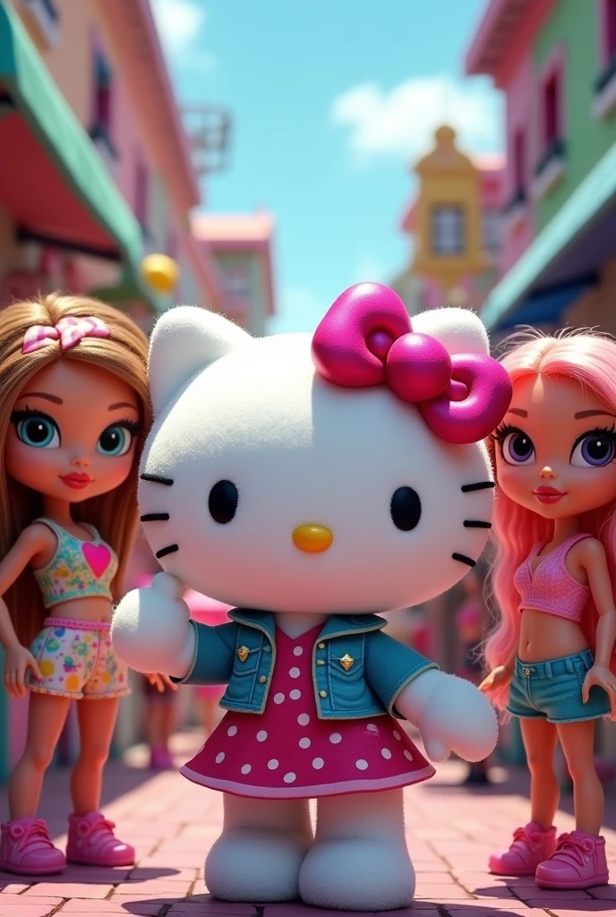 Hello kitty  y bratz 