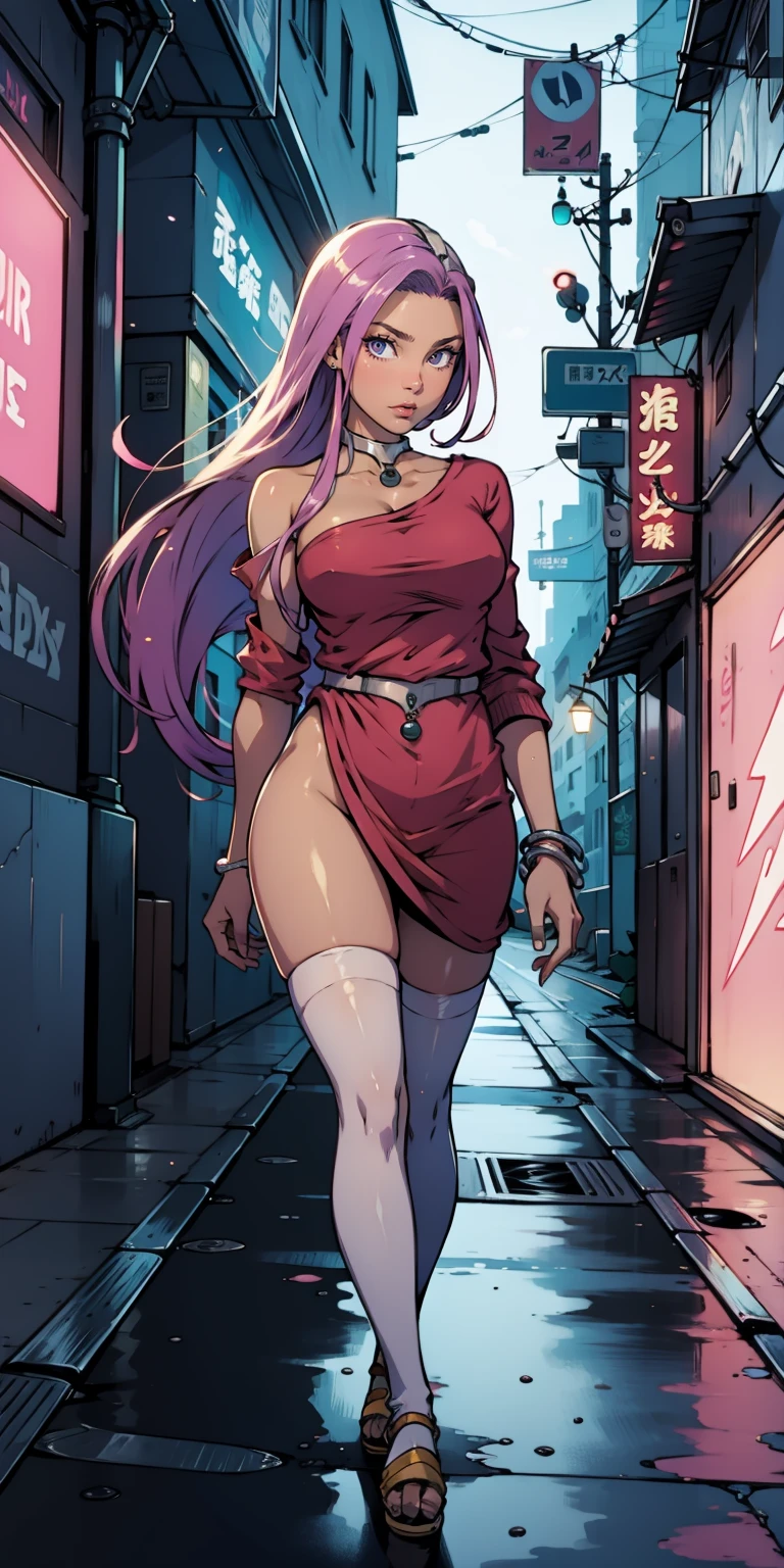 A blonde woman dressed in blue and pink is posing for a photo, Cyberpunk art inspired by Masamune Shirow, Topics on pixiv, graffiti, Fascinating anime, Anime Barbie in White Stockings, Beautiful and attractive anime , Beautiful and attractive anime woman, Highly detailed art gems, Splash Art Anime , Naughty anime style, Top rated on pixiv