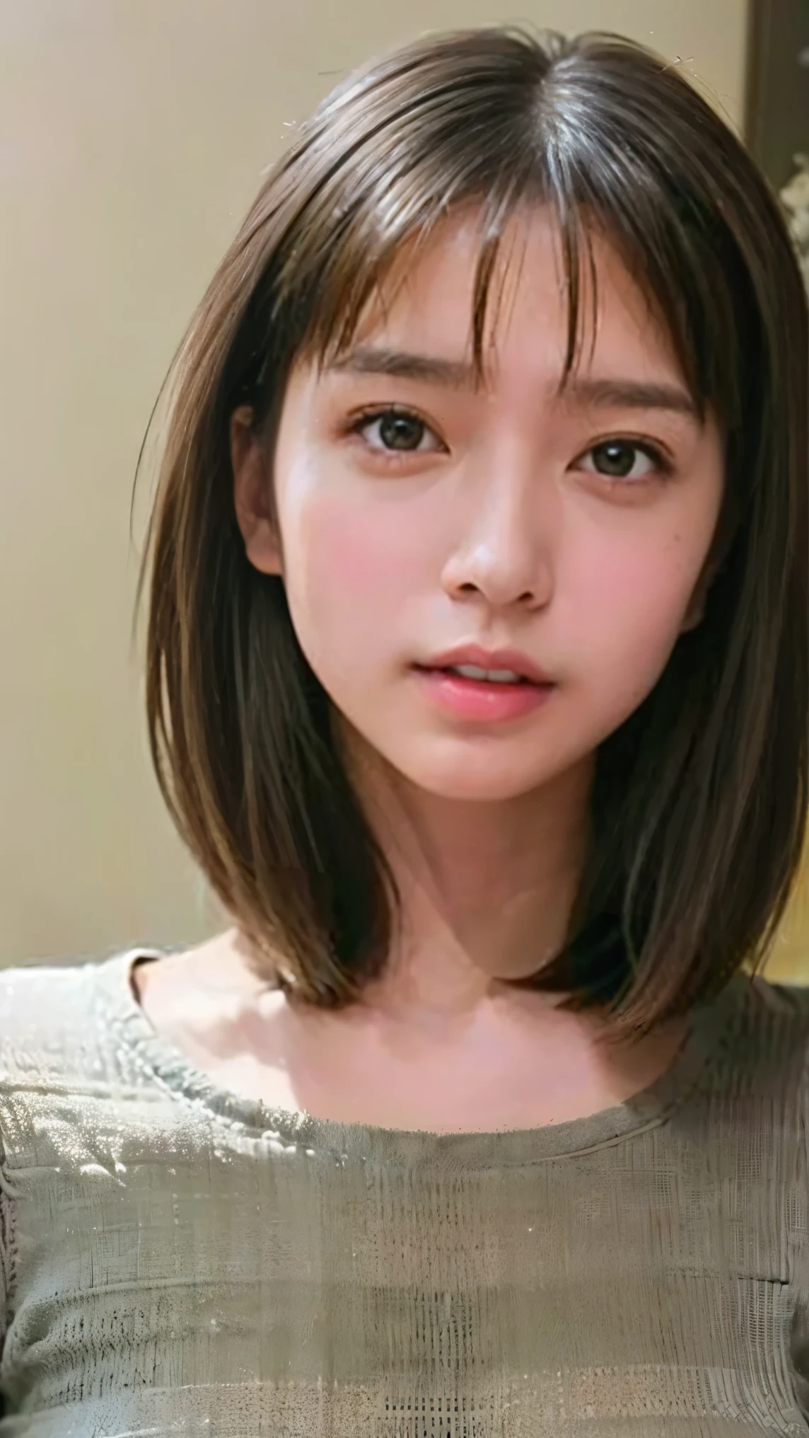 Everything modern:1.66, Cute Japanese Women Photos, smile, 20-year-old, Oil and hair balm for one-length straight hair:1.55, (photo Realistic:1.4), (hyper Realistic:1.4), (Realistic:1.3), (Smoother lighting:1.05), (Improving the quality of cinema lighting:0.9), 32K, 1 person,20-year-oldの, Realistic lighting, Backlight, The light shines on your face, Ray Tracing, (Bright light:1.2), (Improvement of quality:1.4), (Highest quality Realistic textured skin:1.4), fine grain, Detailed face,(smile:0), (Emphasis on face close-up:1.3), (Enhances the beauty of skin texture:1.1),((Extremely precise and accurate ???????:1.0)), (Enhances the beauty of skin texture:1.1), Clean and glowing skin, mesh, thin:1.2, (Realistic:1.3), Realisticなライティング, (Smoother lighting:1.05), 32K, One Japanese woman, fine grain, Detailed face, (Film Grain:1.1),(Accentuates body lines:1.1), High resolution, Natural look, Kind eyes, Improves hair quality, Delicate light and shadow, Transparent muscles, Graceful pose, Beautiful Eyes, Sharp details, Soft light reflection, Beautiful contours, Delicate skin tone, Fine hair texture,Cute Japanese Women Photos,
