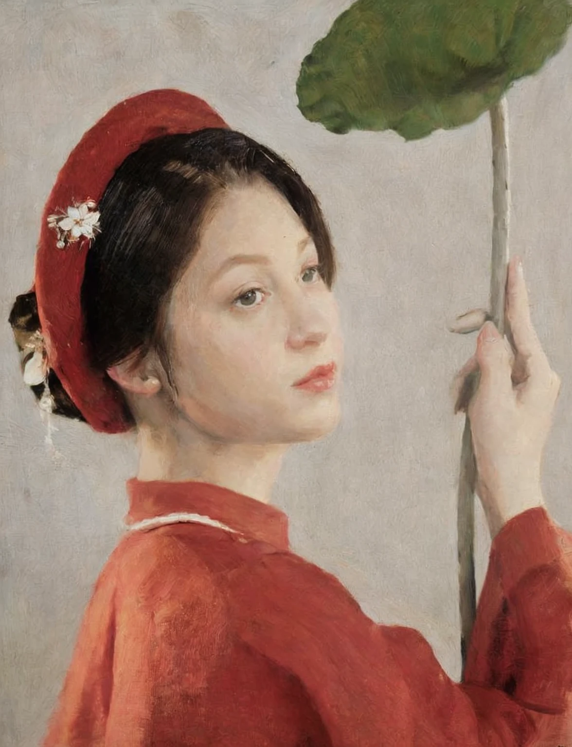 Let's recreate it into a beautiful oil painting like the artist painted