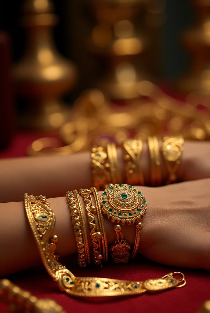 gold bracelets