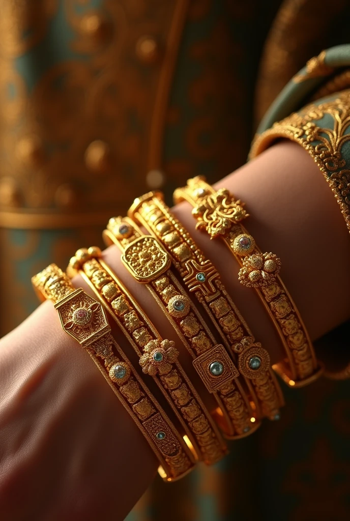 gold bracelets
