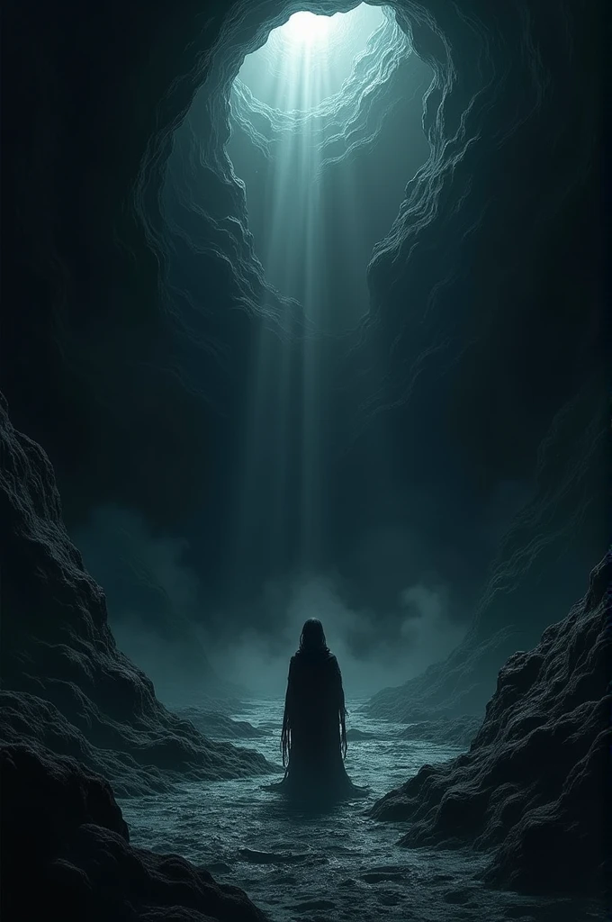 Create a domain expansion in the world of Jujutsu Kaisen in manga format, here the description:
Within the expansion every place is considered shadow and dark. a vast sea of shadows arises in the environment covering an area of 27 meters.
