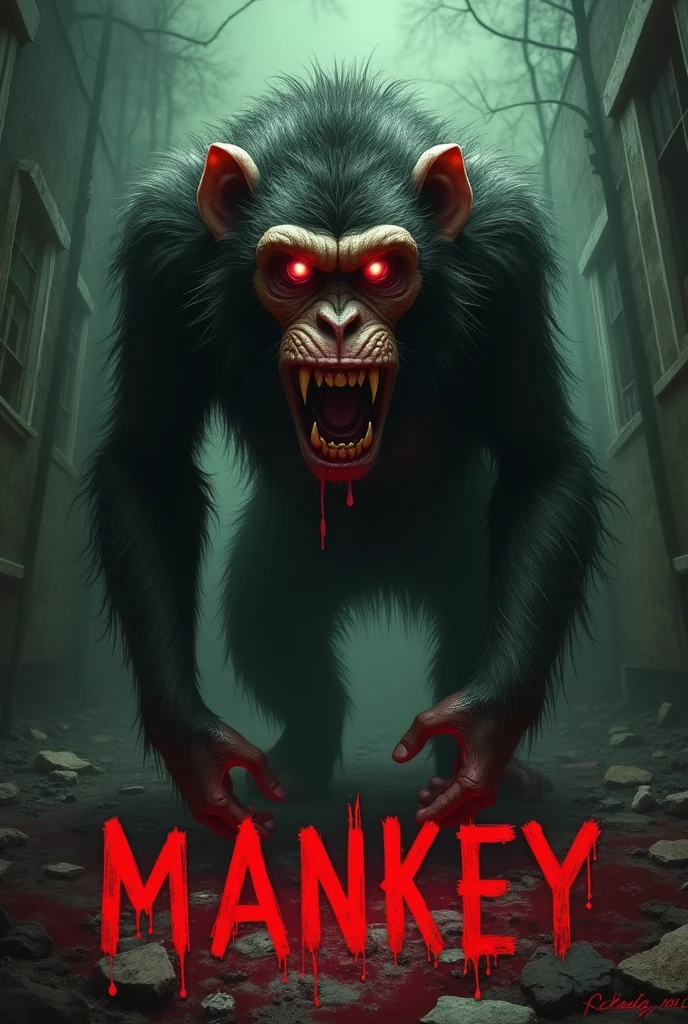 Monkey shines Horror movie poster