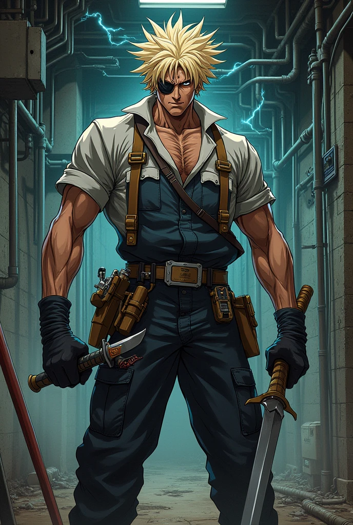 Zaraki Kenpachi electrician