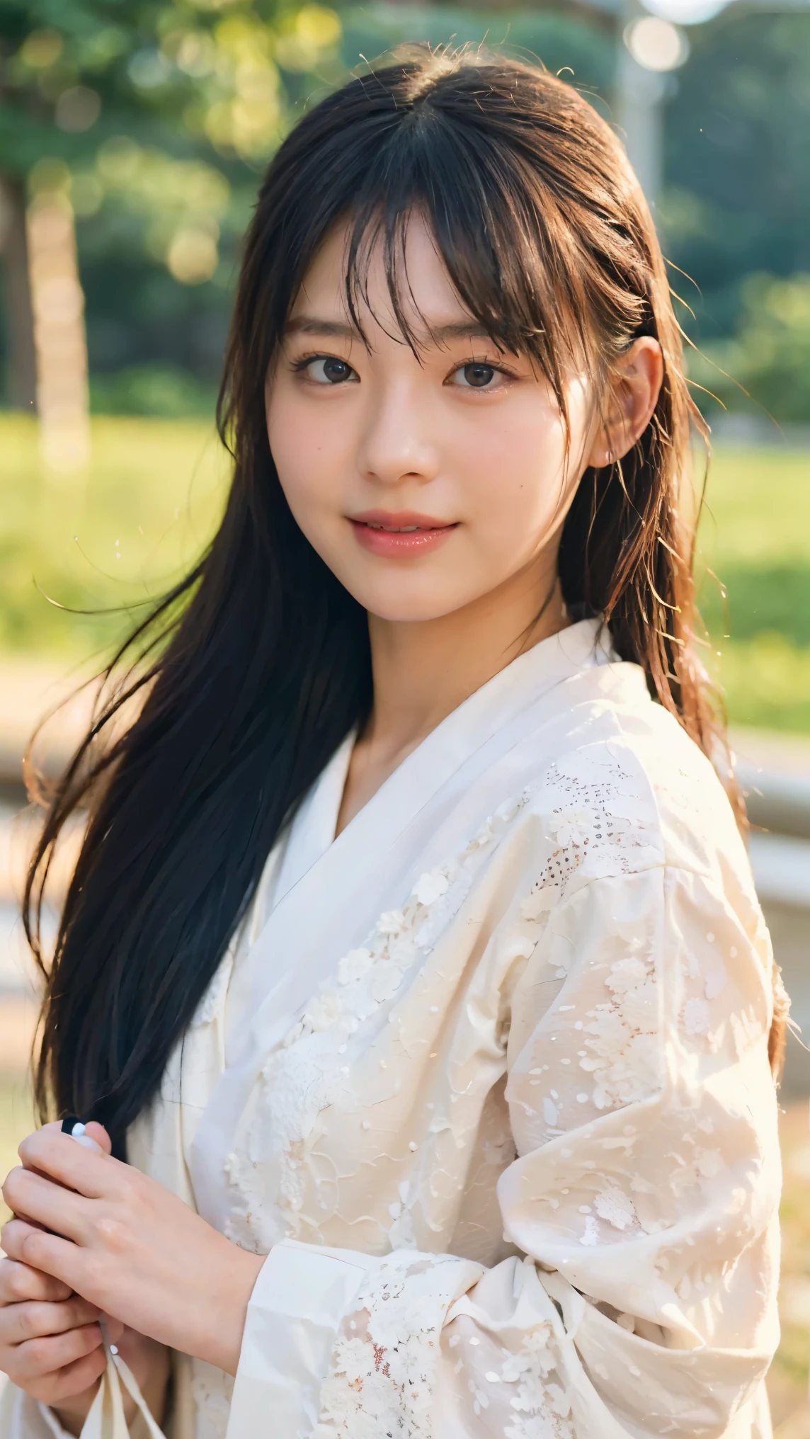 Everything modern:1.66, Cute Japanese Women Photos, smile, 20-year-old, Oil and hair balm for one-length straight hair:1.55, (photo Realistic:1.4), (hyper Realistic:1.4), (Realistic:1.3), (Smoother lighting:1.05), (Improving the quality of cinema lighting:0.9), 32K, 1 person,20-year-oldの, Realistic lighting, Backlight, The light shines on your face, Ray Tracing, (Bright light:1.2), (Improvement of quality:1.4), (Highest quality Realistic textured skin:1.4), fine grain, Detailed face,(smile:0), (Emphasis on face close-up:1.3), (Enhances the beauty of skin texture:1.1),((Extremely precise and accurate anatomy:1.0)), (Enhances the beauty of skin texture:1.1), Clean and glowing skin, mesh, thin:1.2, (Realistic:1.3), Realisticなライティング, (Smoother lighting:1.05), 32K, One Japanese woman, fine grain, Detailed face, (Film Grain:1.1),(Accentuates body lines:1.1), High resolution, Natural look, Kind eyes, Improves hair quality, Delicate light and shadow, Transparent muscles, Graceful pose, Beautiful Eyes, Sharp details, Soft light reflection, Beautiful contours, Delicate skin tone, Fine hair texture,Cute Japanese Women Photos,