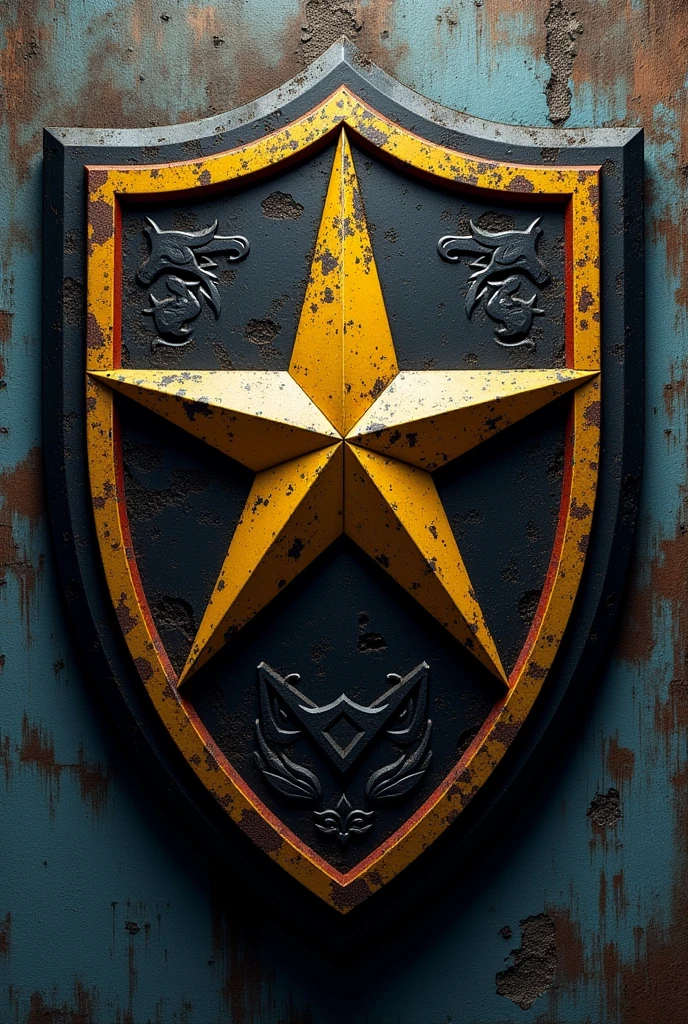 A shield for a football team named Estrelas da Quebrada.