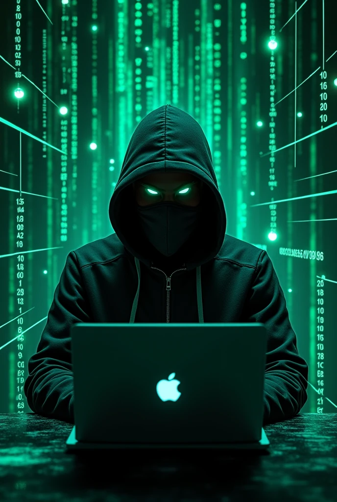 Can you create a hacker wallpaper for my laptop?