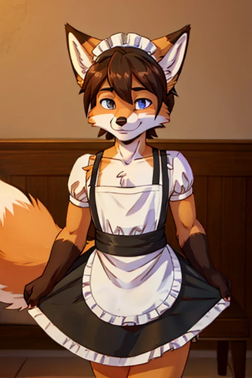 Fox boy wear Maid
