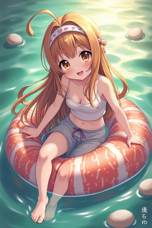 Anime girl barefoot worm vore