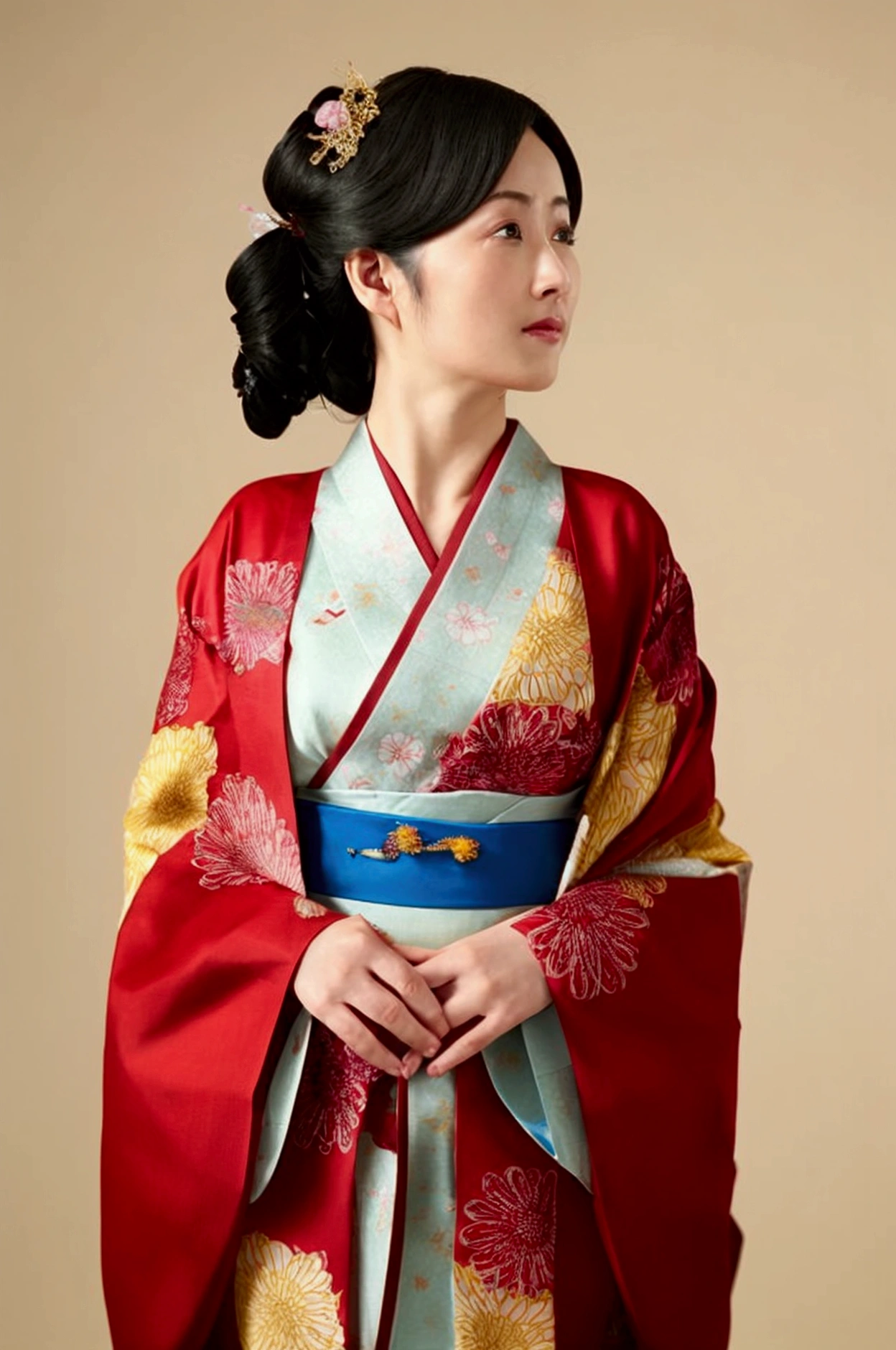The beauty of Japanese kimono
