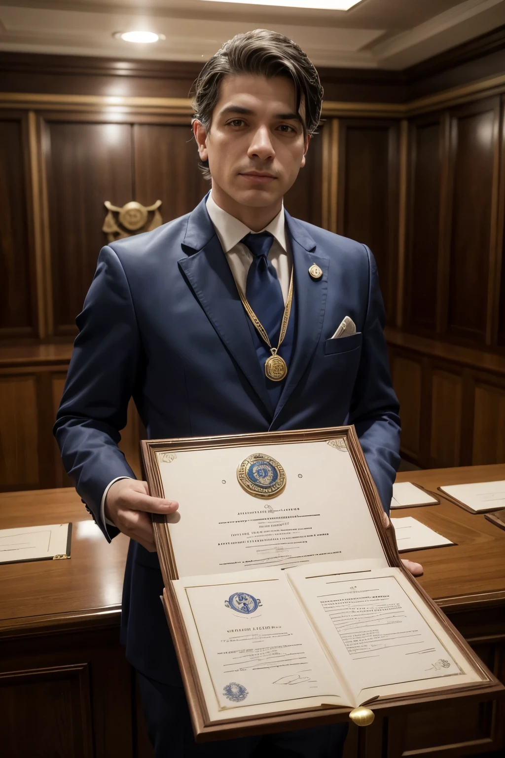 33rd Degree Master Mason Diploma of José Luiz Bonfante Lemos