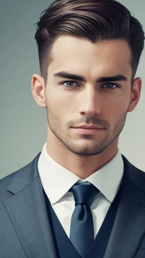 A man Averbuch with short hair, focus on the face..