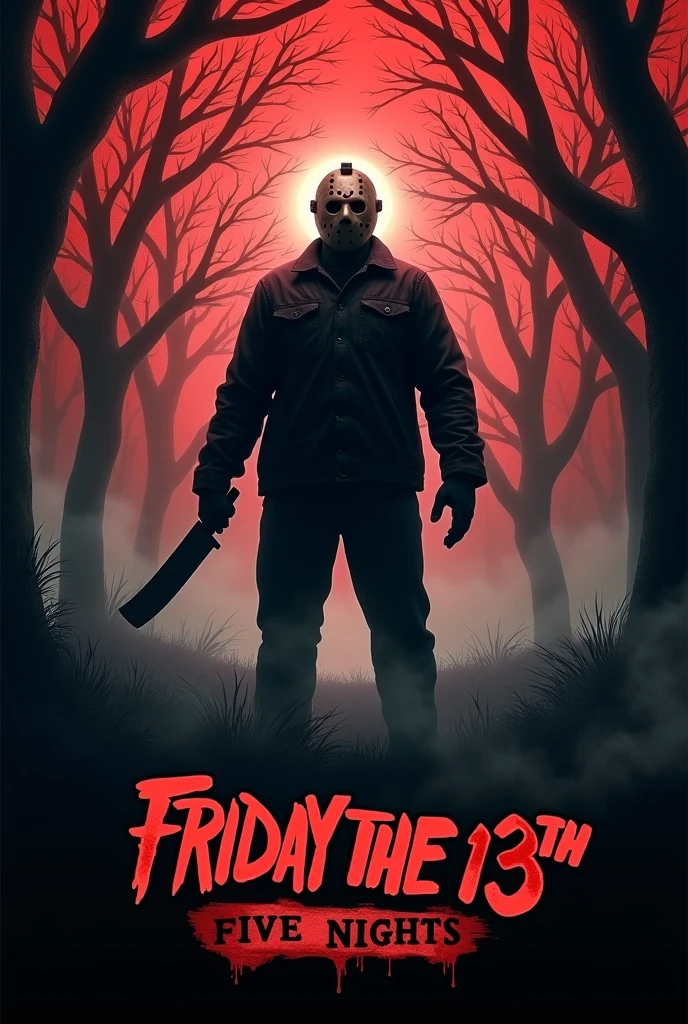 Friday the 13th: five nights at jason's Horror movie poster