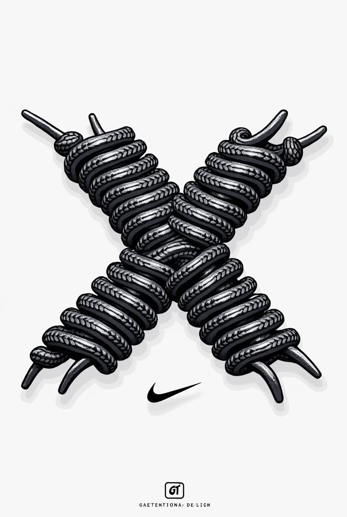 Logo for my sneaker store on Instagram, Her name is XL
Remove the Nike symbol, and the X should look like a shoelace
Make the letters look like a shoelace