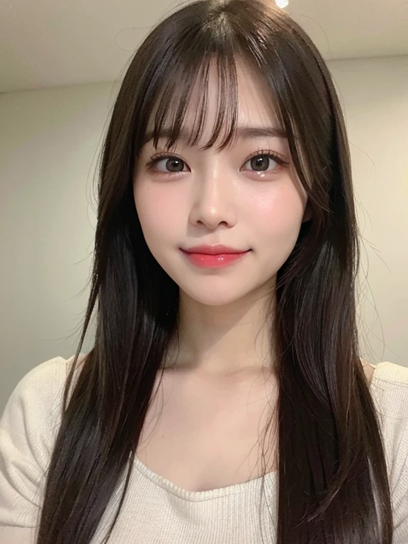 (masterpiece:1.3), (8k, Realistic, RAW Photos, Best image quality: 1.4), 、(Random Hairstyles:1.2)、Highly detailed face、Attention to detail、double eyelid、Sharp focus:1.2、Beautiful woman:1.4、Light brown hair、Highest quality、masterpiece、Ultra-high resolution、(Realistic:1.4)、Highly detailed and professional lighting、Brown Knight、thin、A sparkling smile、Long black hair、Deadly position、Beautiful Skin、Shiny Hair、Childish expression,