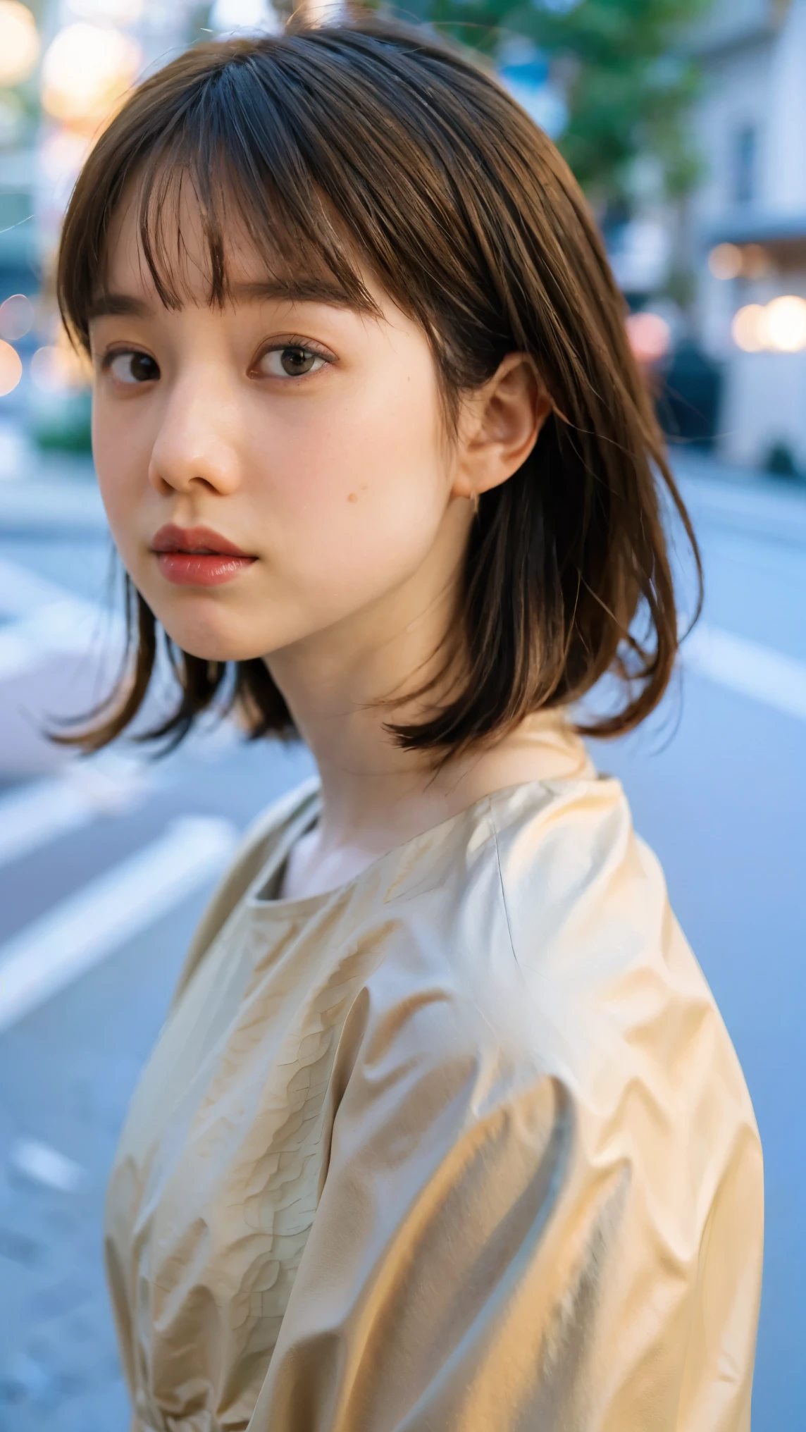 Everything modern:1.66, Cute Japanese Women Photos, smile, 20-year-old, Oil and hair balm for one-length straight hair:1.55, (photo Realistic:1.4), (hyper Realistic:1.4), (Realistic:1.3), (Smoother lighting:1.05), (Improving the quality of cinema lighting:0.9), 32K, 1 person,20-year-oldの, Realistic lighting, Backlight, The light shines on your face, Ray Tracing, (Bright light:1.2), (Improvement of quality:1.4), (Highest quality Realistic textured skin:1.4), fine grain, Detailed face,(smile:0), (Emphasis on face close-up:1.3), (Enhances the beauty of skin texture:1.1),((Extremely precise and accurate anatomy:1.0)), (Enhances the beauty of skin texture:1.1), Clean and glowing skin, mesh, thin:1.2, (Realistic:1.3), Realisticなライティング, (Smoother lighting:1.05), 32K, One Japanese woman, fine grain, Detailed face, (Film Grain:1.1),(Accentuates body lines:1.1), High resolution, Natural look, Kind eyes, Improves hair quality, Delicate light and shadow, Transparent muscles, Graceful pose, Beautiful Eyes, Sharp details, Soft light reflection, Beautiful contours, Delicate skin tone, Fine hair texture,Cute Japanese Women Photos,