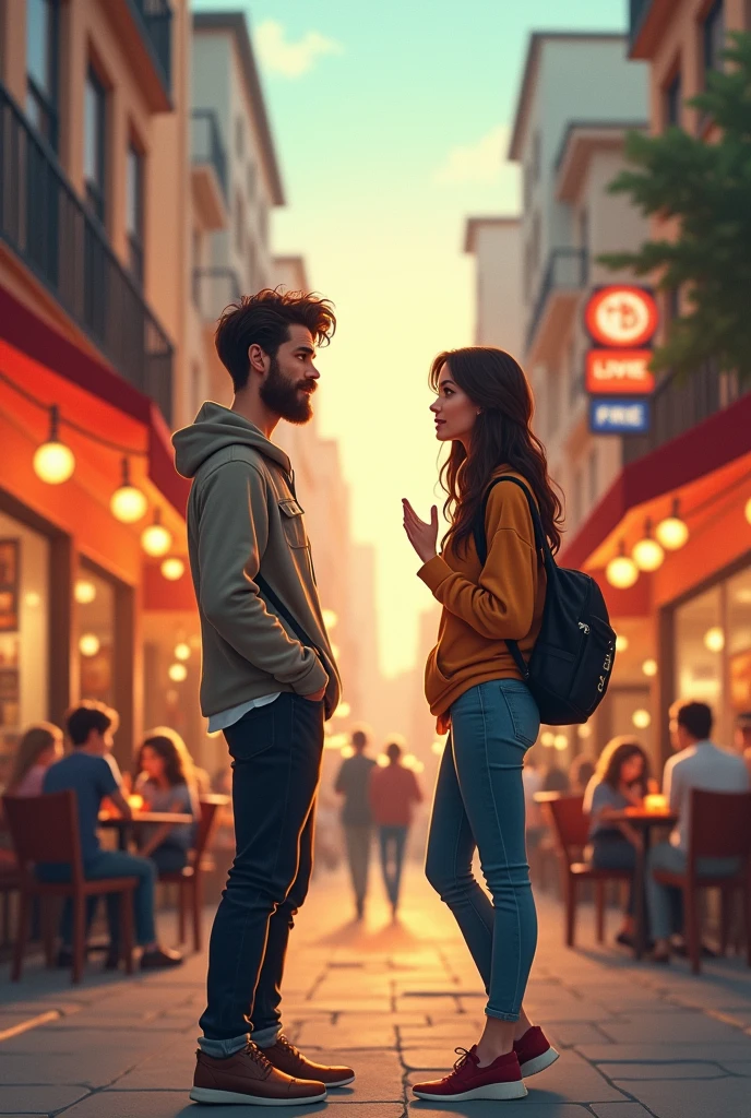 Design me an image to invite me to go out to eat on Saturday at 6pm, something simple and not very romantic