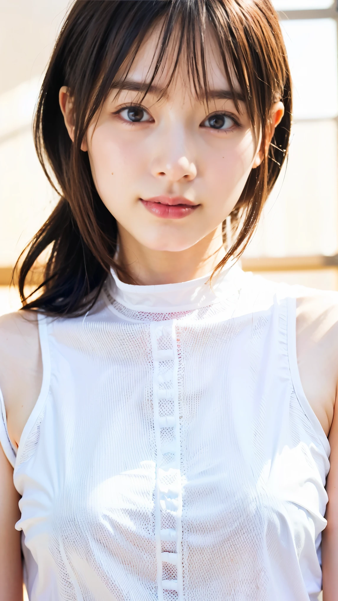 Memory correction:255, Everything modern:1.66, Cute Japanese Women Photos, smile, 20-year-old, Oil and hair balm for one-length straight hair:1.55, (photo Realistic:1.4), (hyper Realistic:1.4), (Realistic:1.3), (Smoother lighting:1.05), (Improving the quality of cinema lighting:0.9), 32K, 1 person,20-year-oldの, Realistic lighting, Backlight, The light shines on your face, Ray Tracing, (Bright light:1.2), (Improvement of quality:1.4), (Highest quality Realistic textured skin:1.4), fine grain, Detailed face,(smile:0), (Emphasis on face close-up:1.3), (Enhances the beauty of skin texture:1.1),((Extremely precise and accurate anatomy:1.0)), (Enhances the beauty of skin texture:1.1), Clean and glowing skin, mesh, thin:1.2, (Realistic:1.3), Realisticなライティング, (Smoother lighting:1.05), 32K, One Japanese woman, fine grain, Detailed face, (Film Grain:1.1),(Accentuates body lines:1.1), High resolution, Natural look, Kind eyes, Improves hair quality, Delicate light and shadow, Transparent muscles, Graceful pose, Beautiful Eyes, Sharp details, Soft light reflection, Beautiful contours, Delicate skin tone, Fine hair texture,Cute Japanese Women Photos,