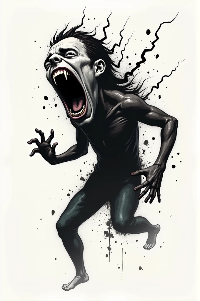 Screaming pictogram